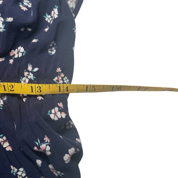 Torrid Floral Dress Size 1 Blue Flower Summer Adjustable Straps Easter Cottage - Picture 13 of 13